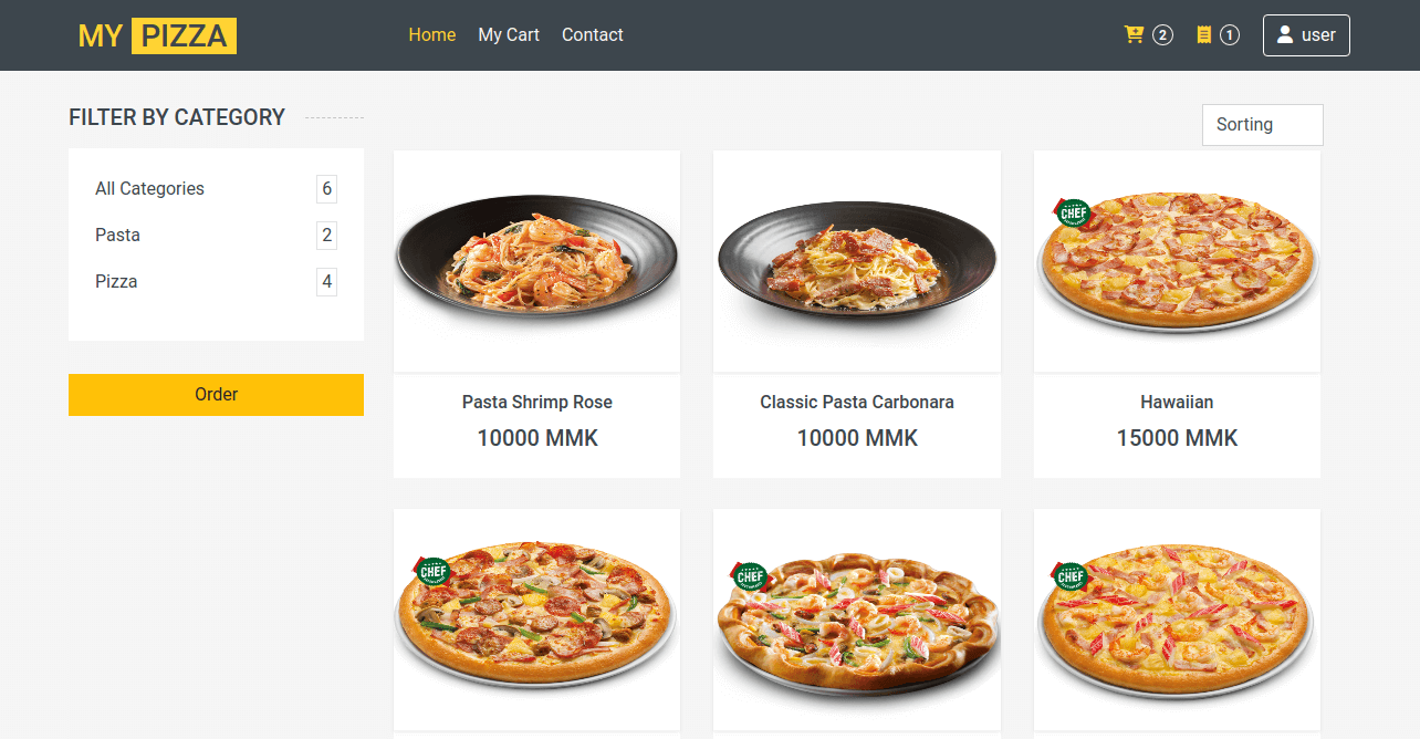 Pizza Order System