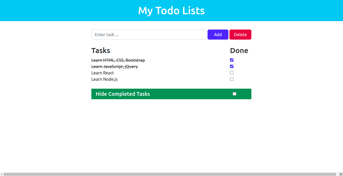 Vue Todo